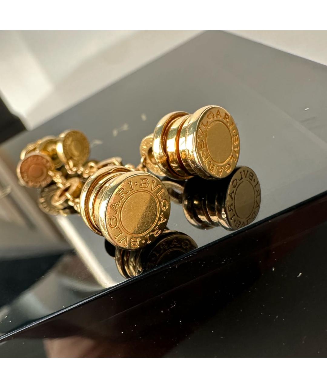 BVLGARI Золотые серьги из желтого золота, фото 8