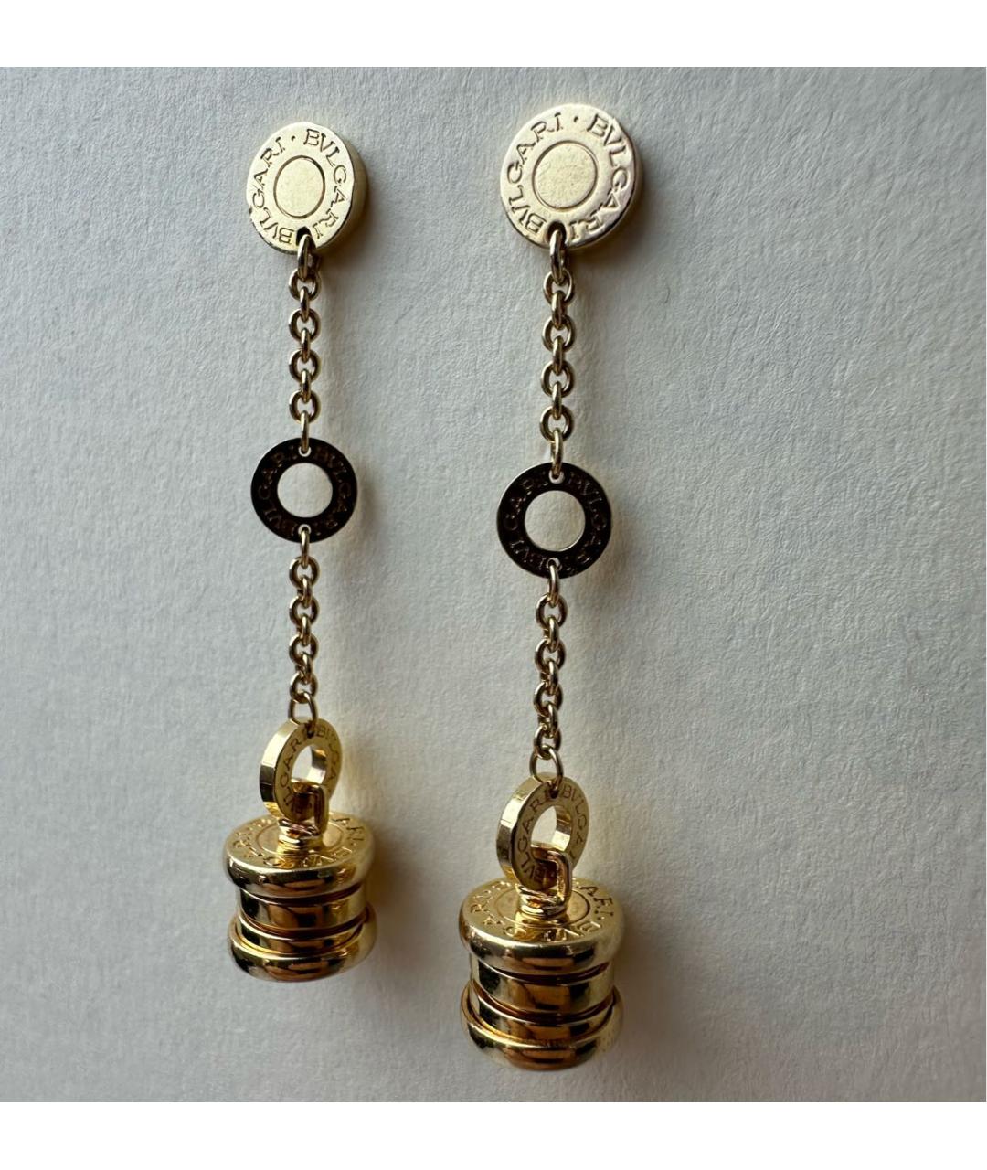 BVLGARI Золотые серьги из желтого золота, фото 3