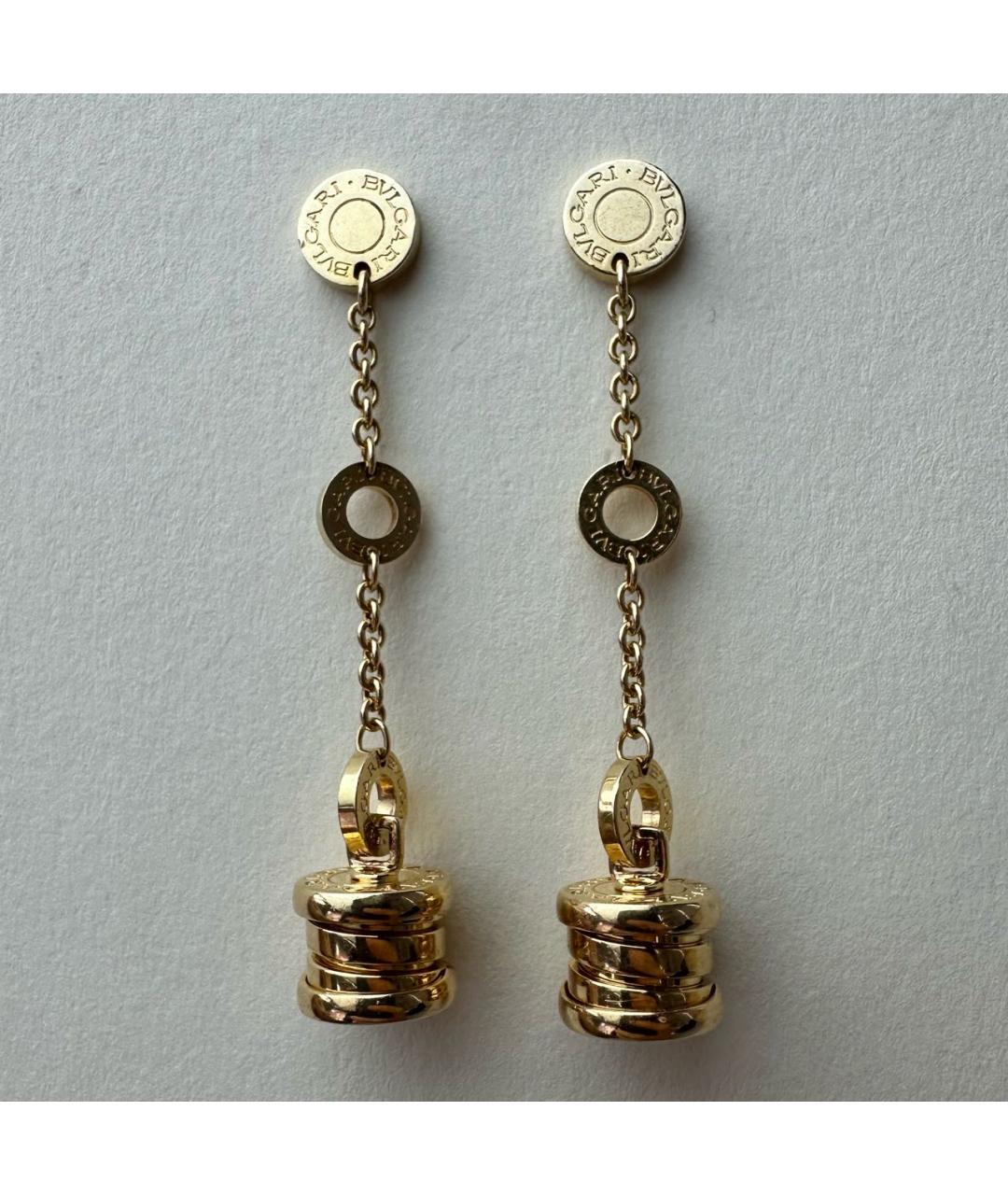 BVLGARI Золотые серьги из желтого золота, фото 2