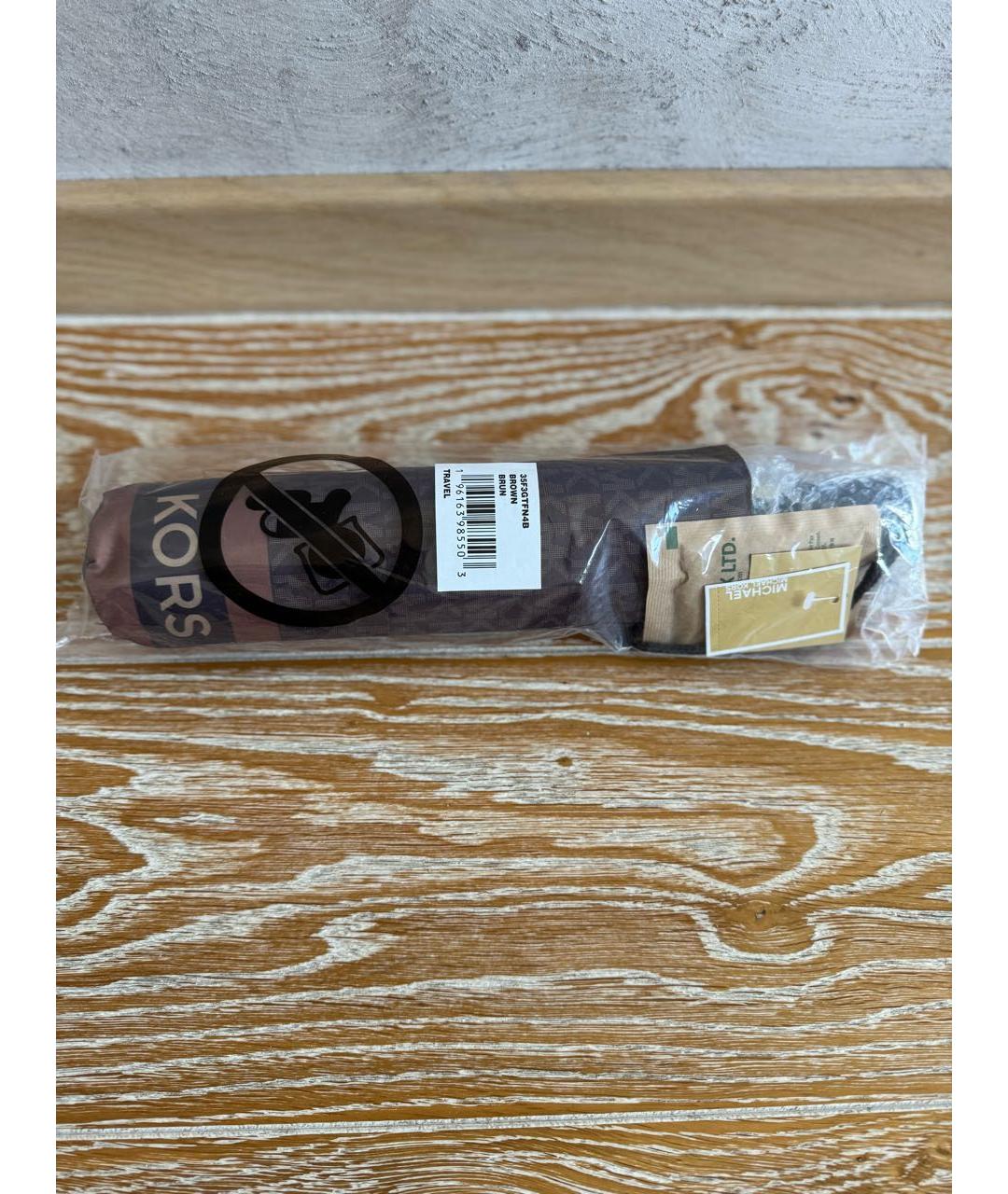 MICHAEL KORS Коричневый зонт, фото 3