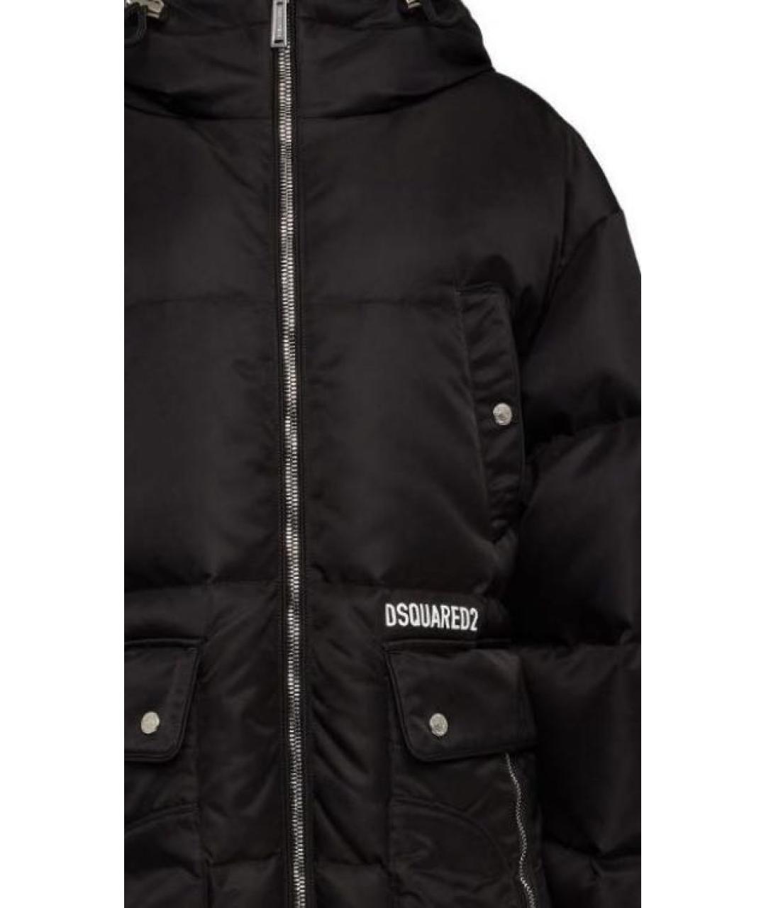 DSQUARED2 Черная парка, фото 3