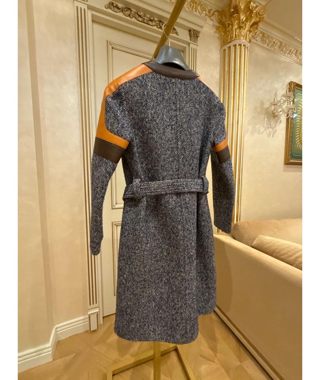 LOUIS VUITTON Серое шерстяное пальто, фото 2