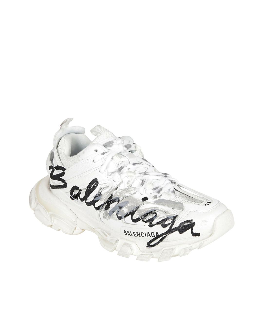 BALENCIAGA Белые синтетические кроссовки, фото 2