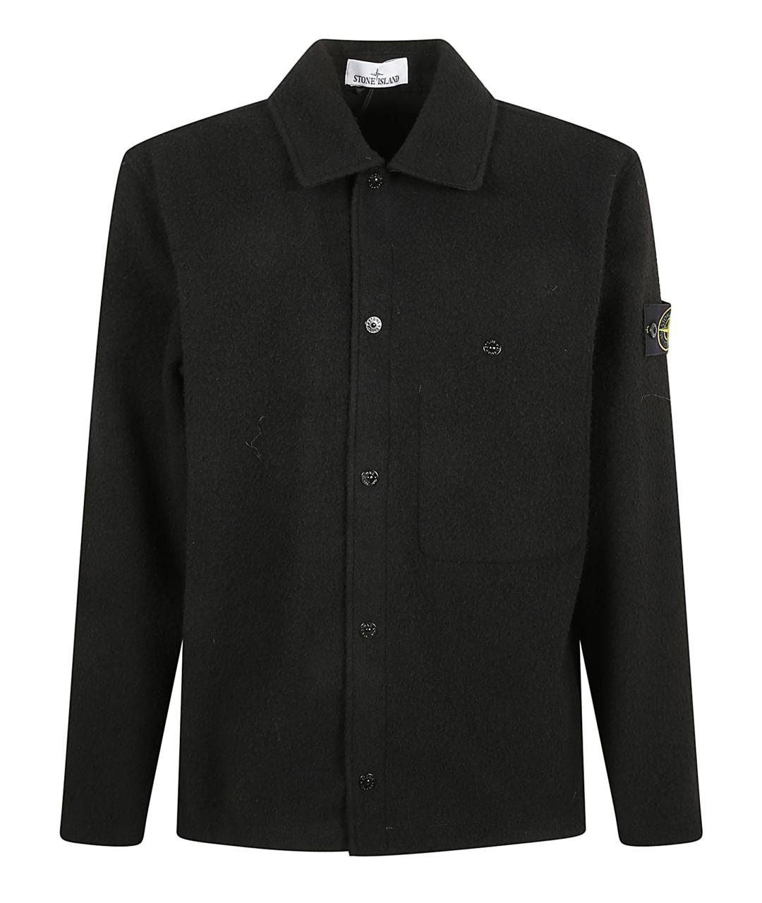STONE ISLAND Черная кэжуал рубашка, фото 1
