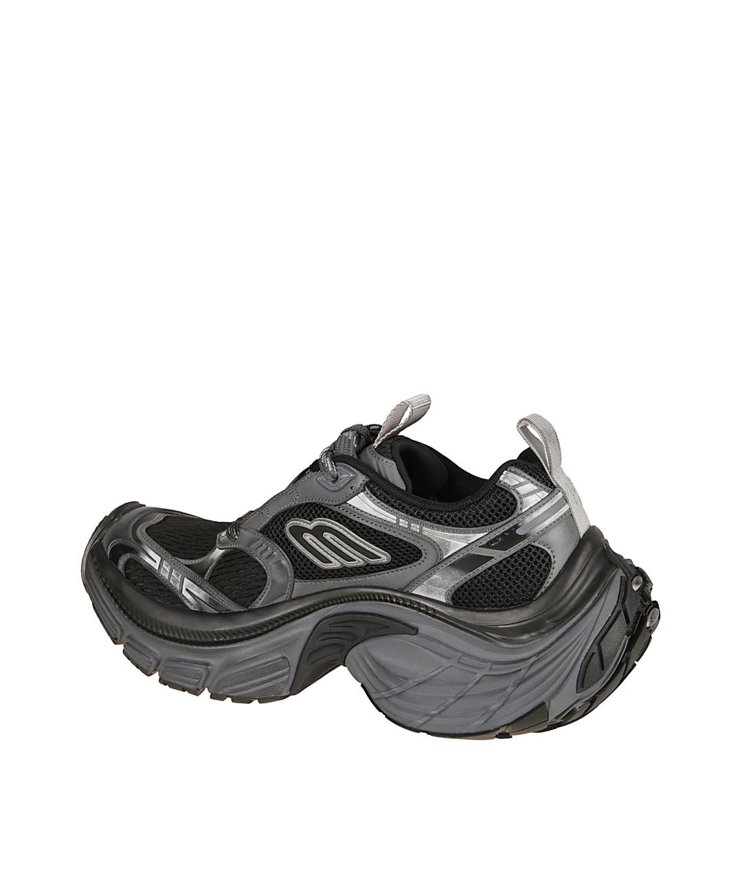 BALENCIAGA Черные низкие кроссовки / кеды, фото 3