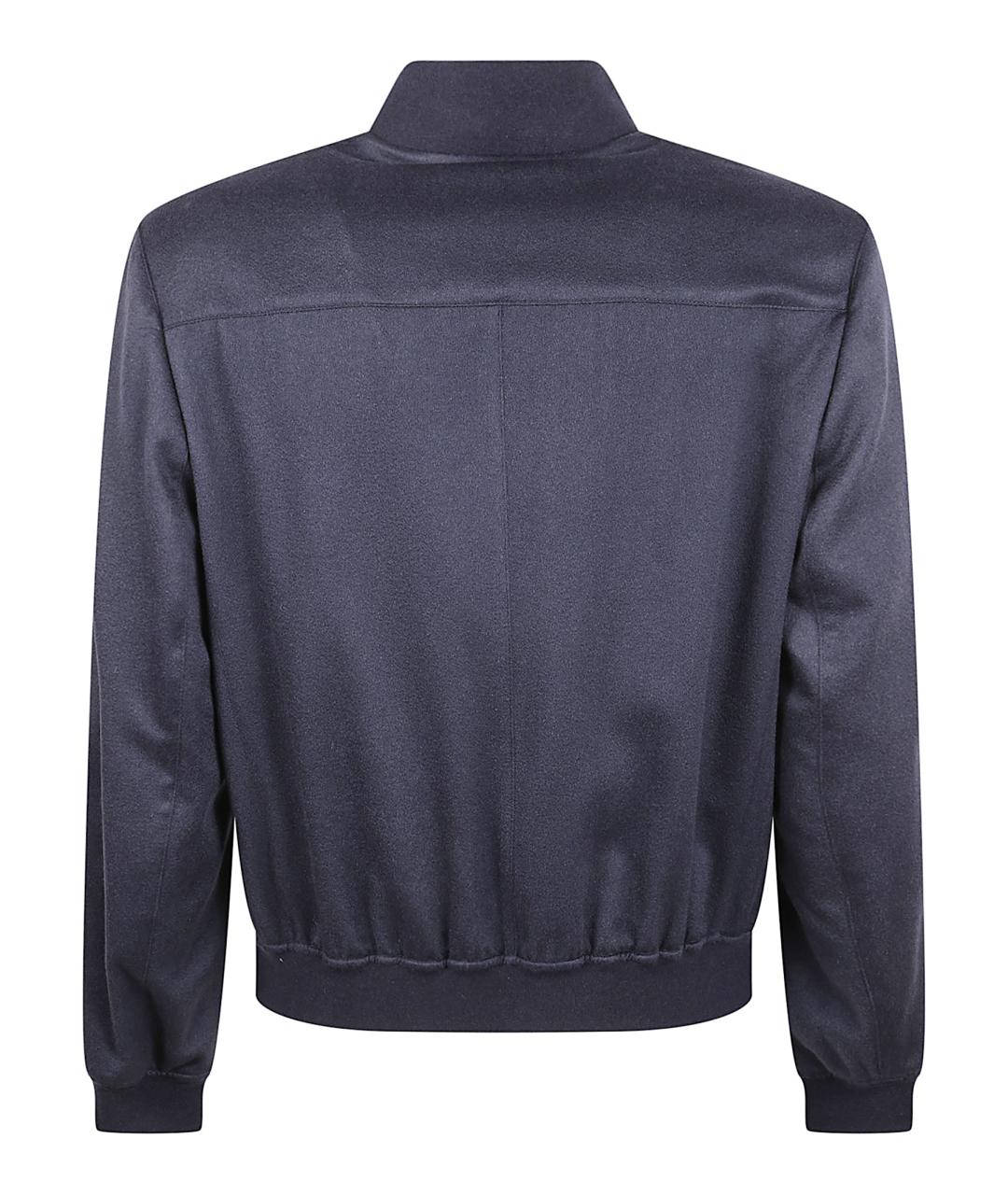 BRUNELLO CUCINELLI Темно-синяя кашемировая куртка, фото 3