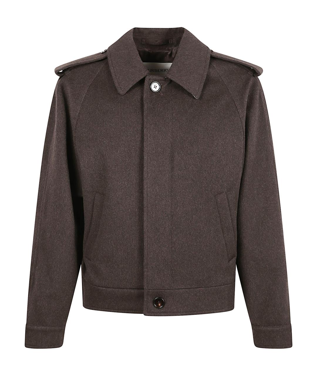 BURBERRY Коричневая кашемировая куртка, фото 1