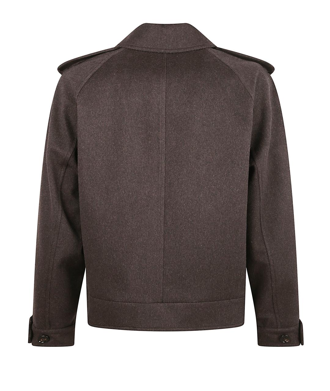 BURBERRY Коричневая кашемировая куртка, фото 3