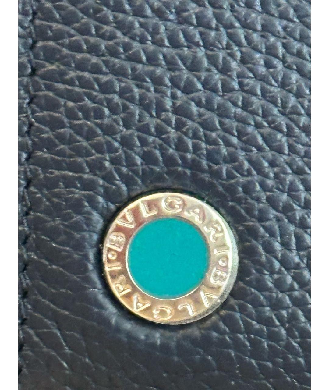 BVLGARI Темно-синяя ключница, фото 2