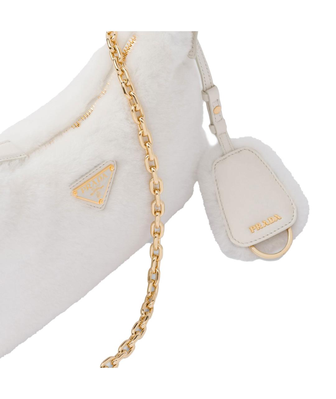 PRADA Белая сумка через плечо, фото 6