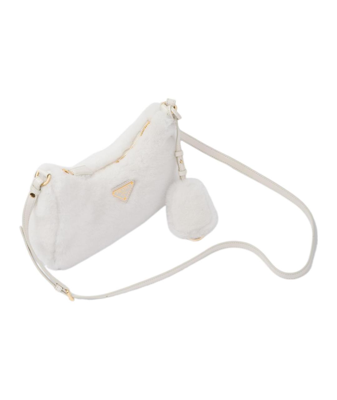 PRADA Белая сумка через плечо, фото 3