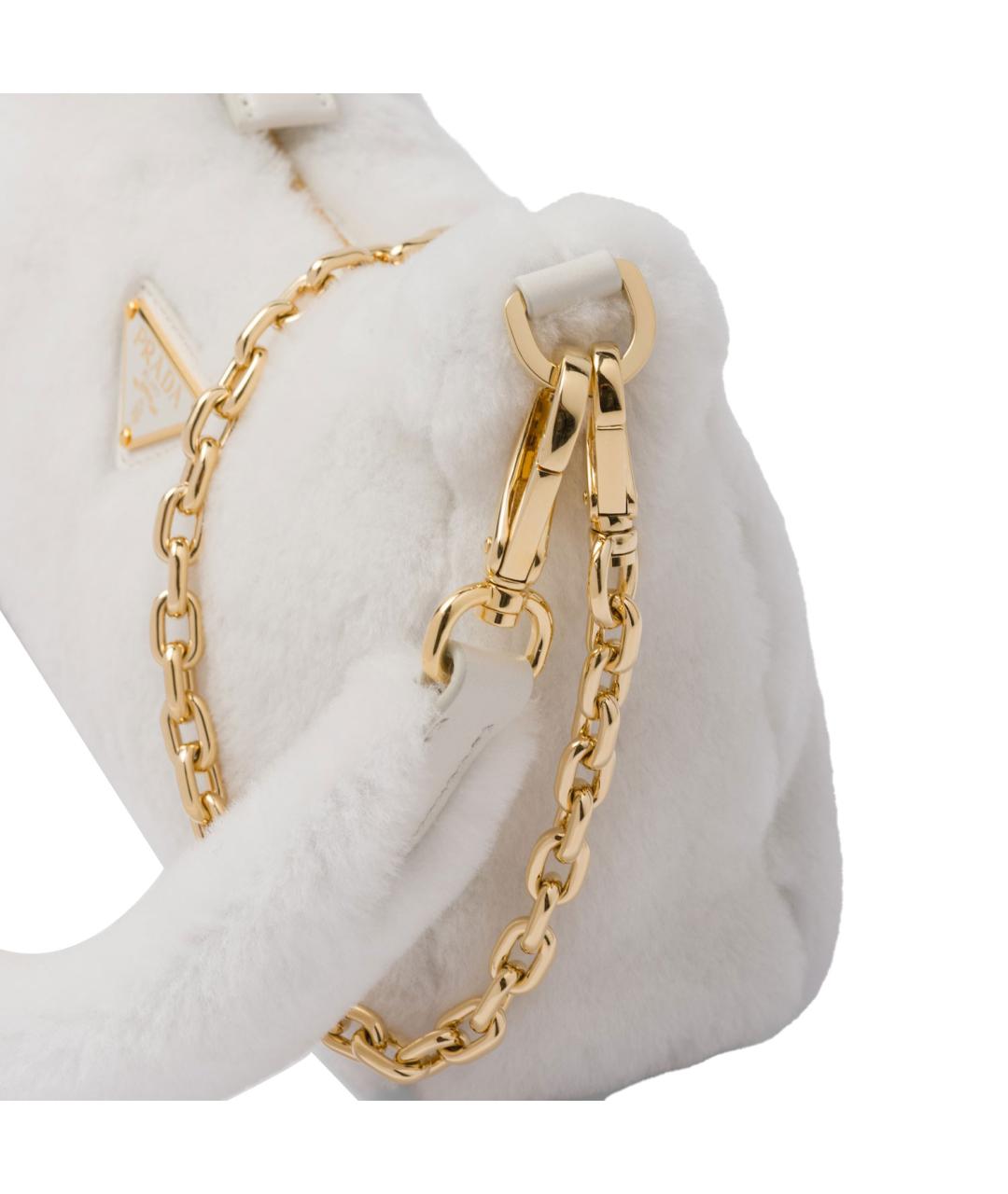 PRADA Белая сумка через плечо, фото 4