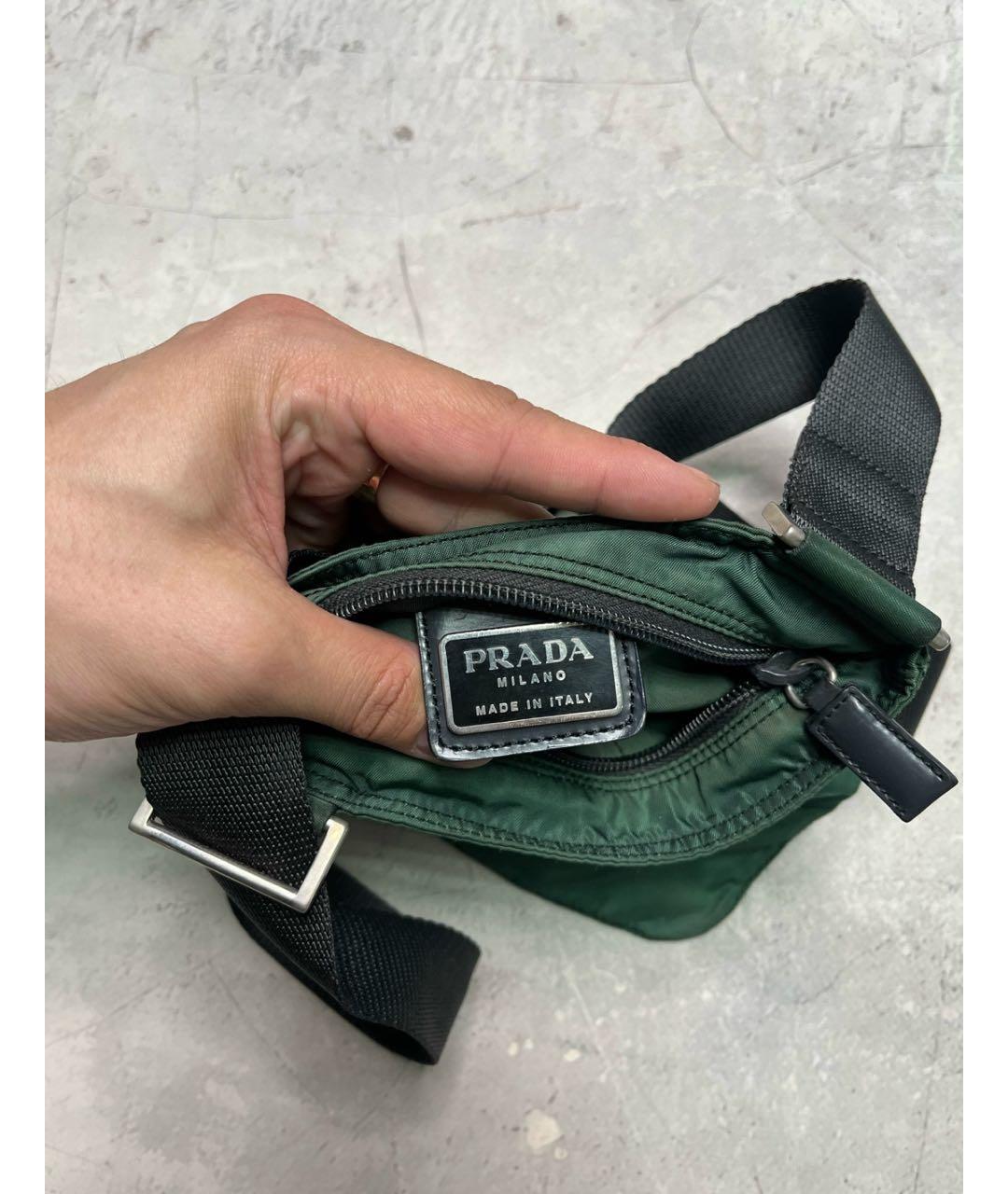 PRADA Зеленая сумка на плечо, фото 5