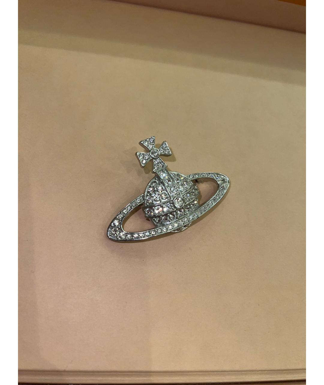 VIVIENNE WESTWOOD Серебряная латунная булавка / брошь, фото 2