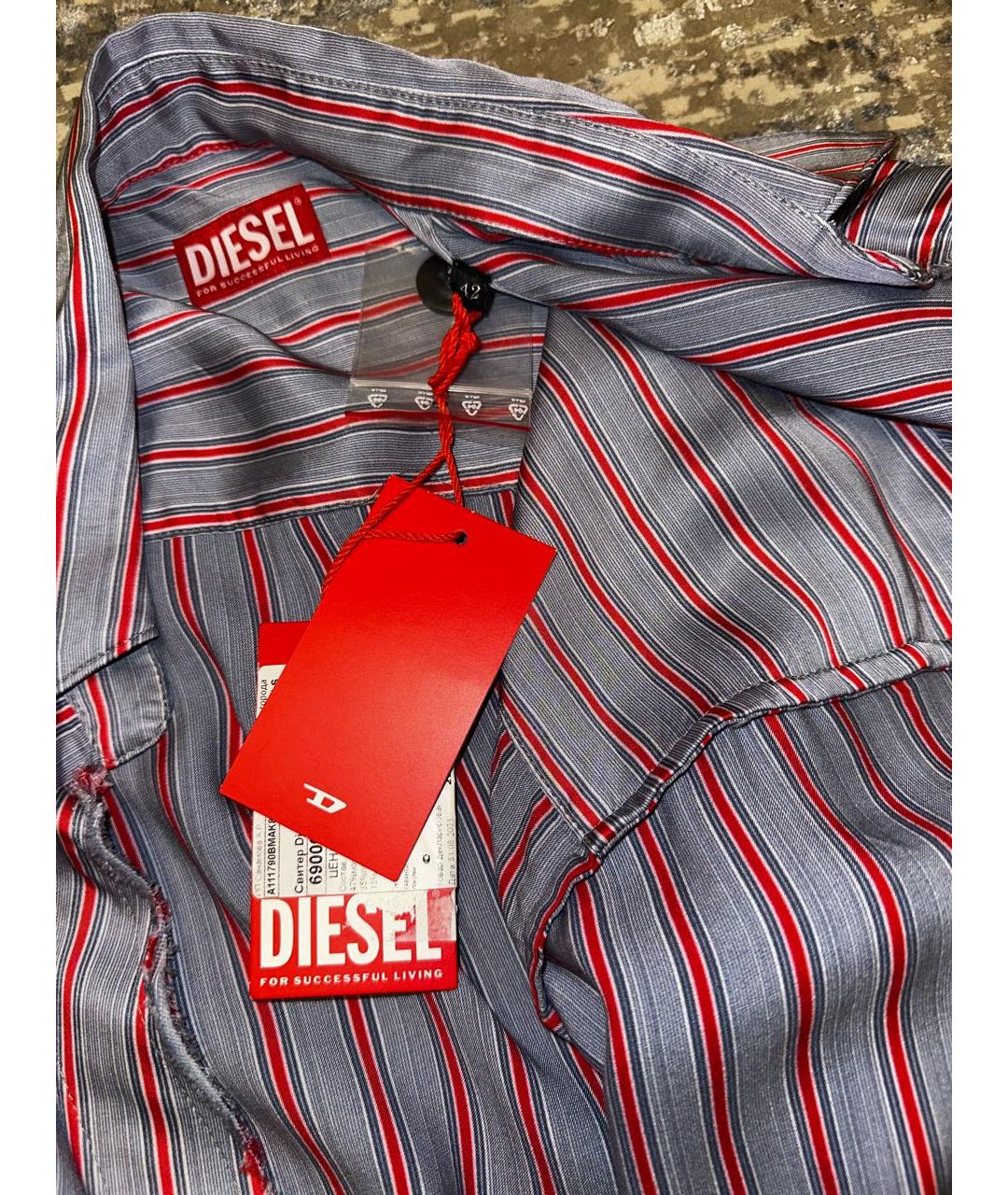 DIESEL Фиолетовая рубашка, фото 7