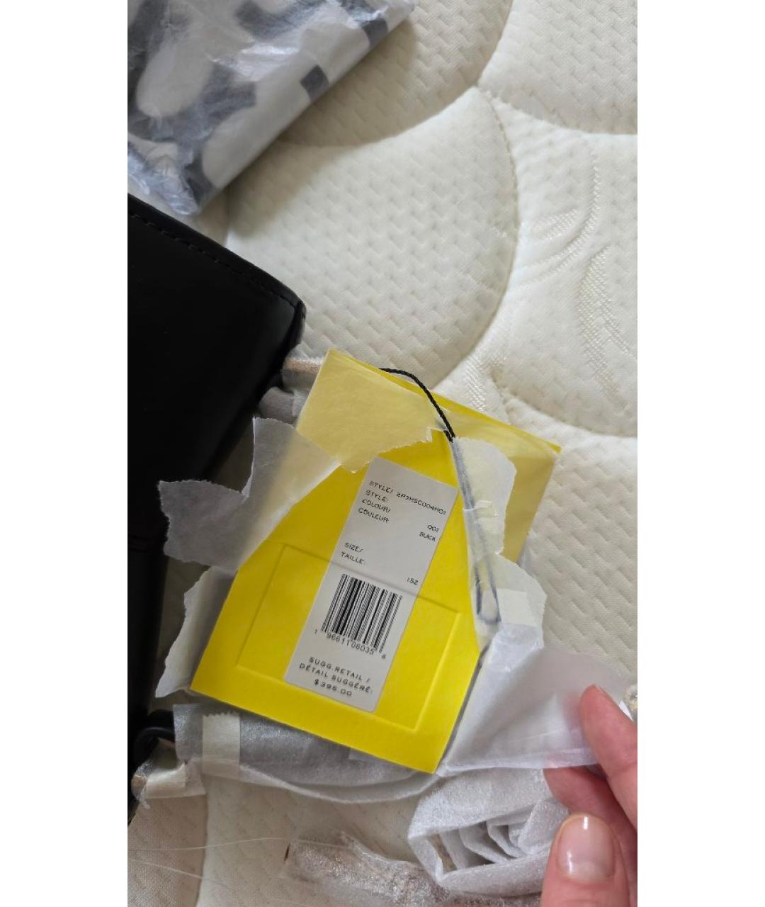 MARC JACOBS Черная кожаная сумка через плечо, фото 9