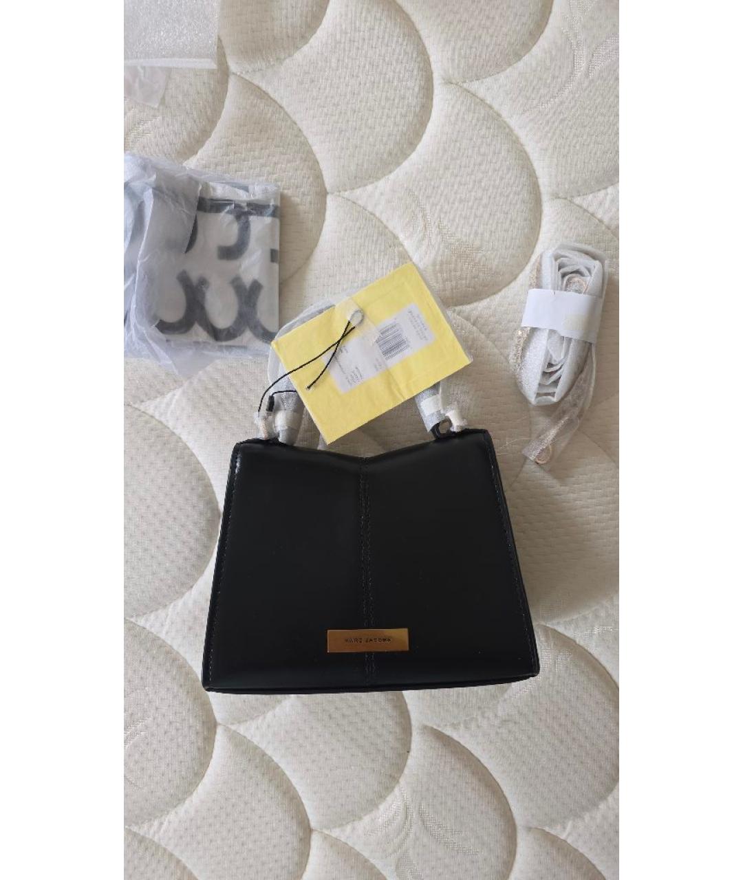 MARC JACOBS Черная кожаная сумка через плечо, фото 8