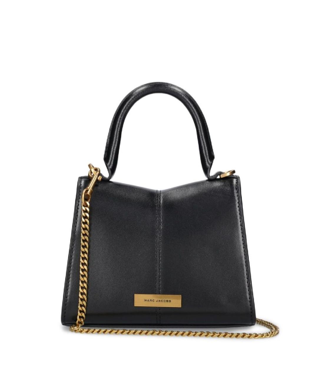 MARC JACOBS Черная кожаная сумка через плечо, фото 5