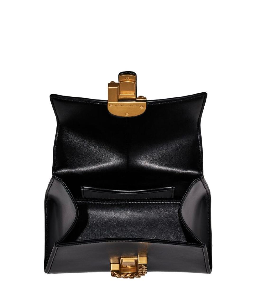 MARC JACOBS Черная кожаная сумка через плечо, фото 6