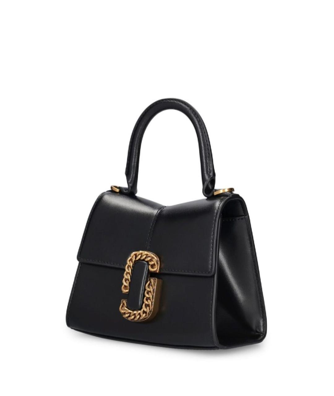 MARC JACOBS Черная кожаная сумка через плечо, фото 4