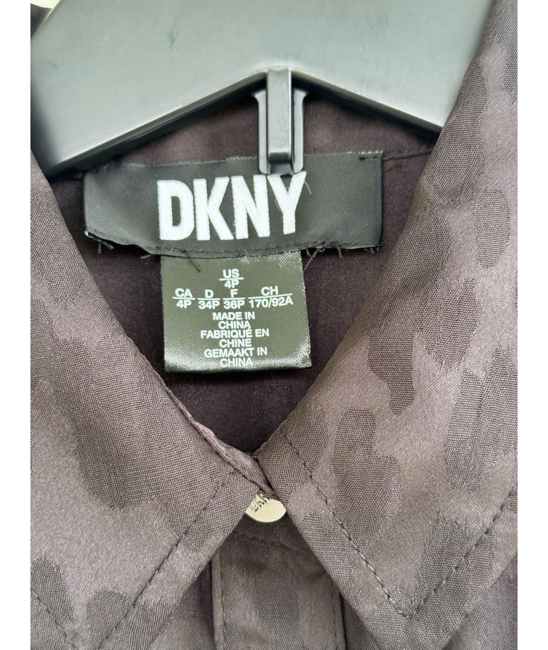 DKNY Черное полиэстеровое коктейльное платье, фото 5