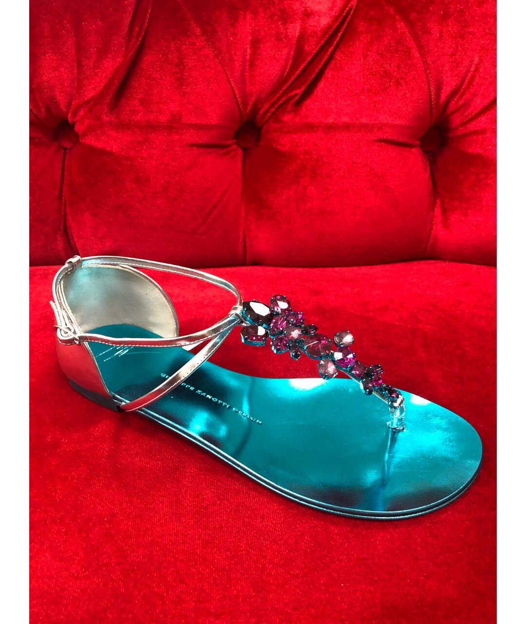 GIUSEPPE ZANOTTI DESIGN Мульти кожаные сандалии, фото 8