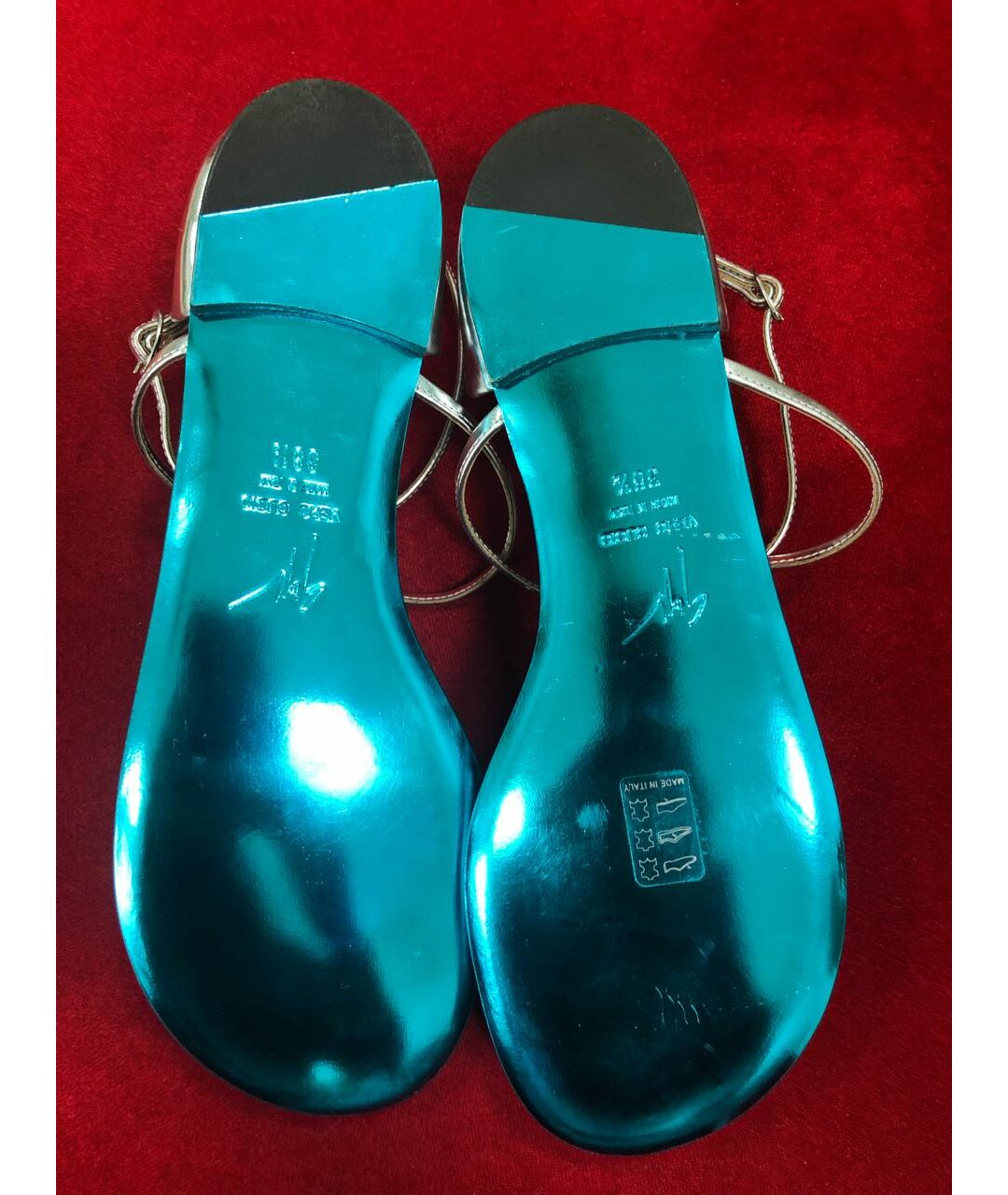 GIUSEPPE ZANOTTI DESIGN Мульти кожаные сандалии, фото 5