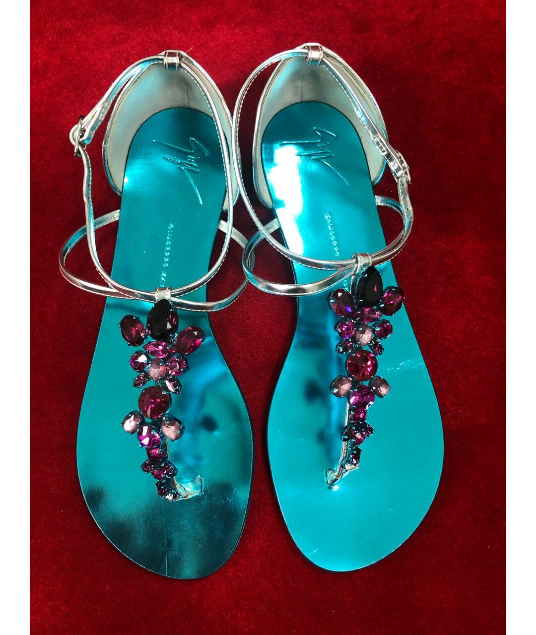 GIUSEPPE ZANOTTI DESIGN Мульти кожаные сандалии, фото 3