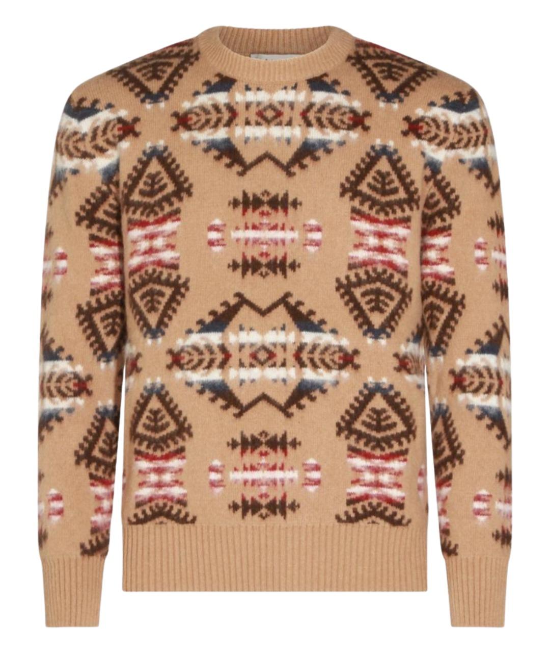 ALTEA Бежевый шерстяной джемпер / свитер, фото 1