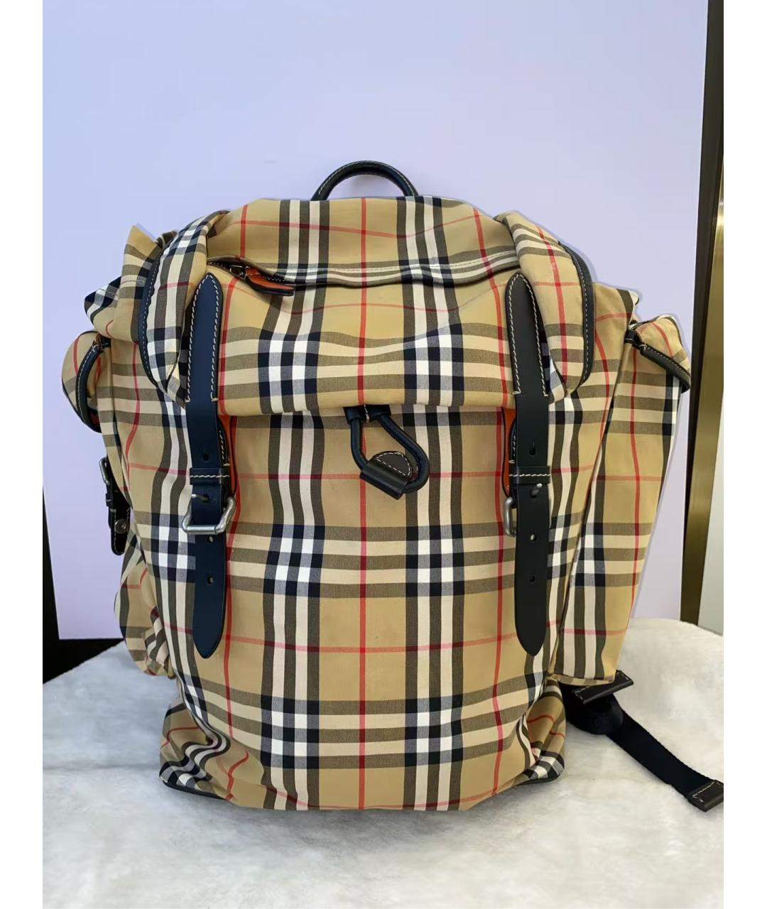 BURBERRY Бежевый рюкзак, фото 2