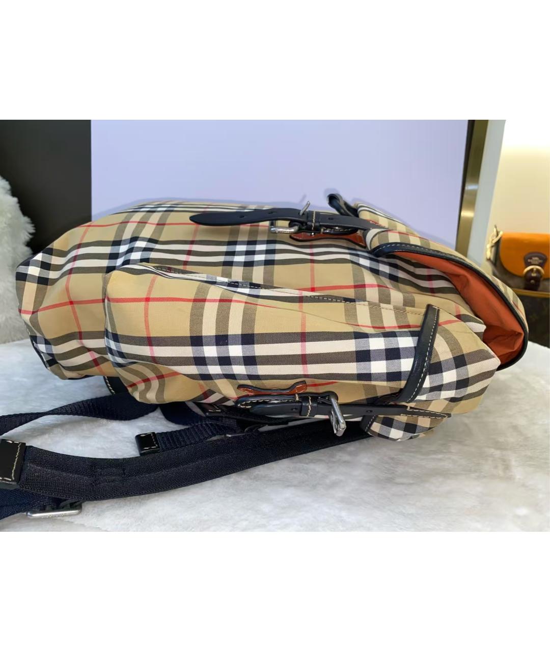 BURBERRY Бежевый рюкзак, фото 6