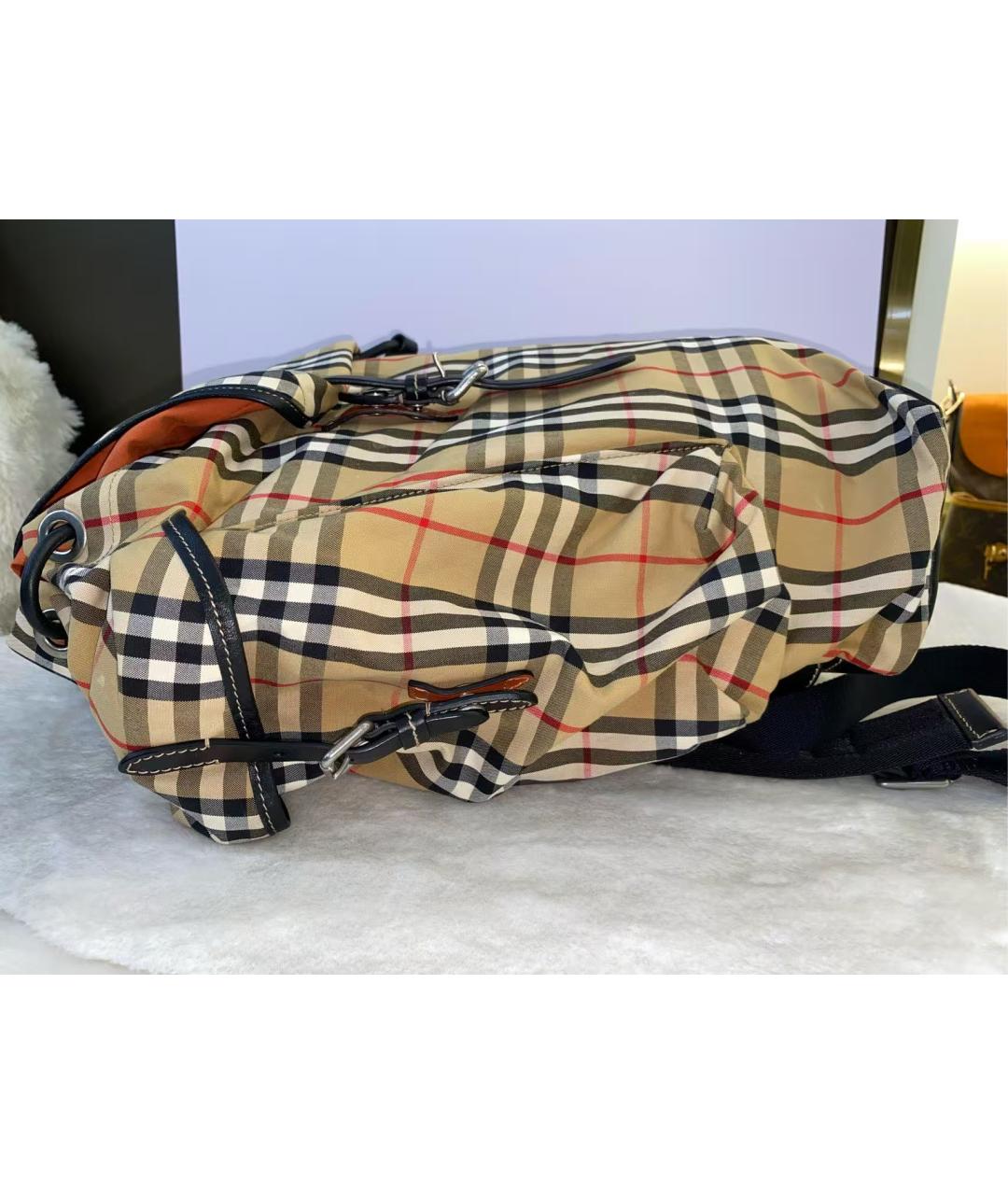 BURBERRY Бежевый рюкзак, фото 5