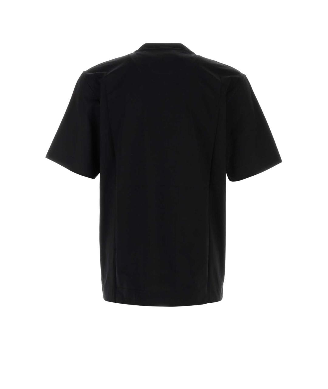 FENDI Черная хлопковая футболка, фото 2