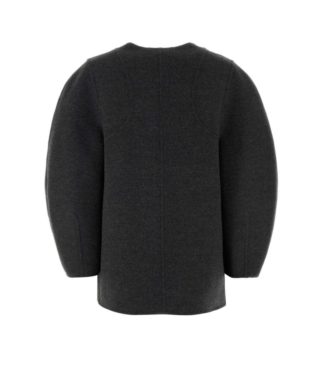 FENDI Антрацитовый шерстяной жакет/пиджак, фото 2