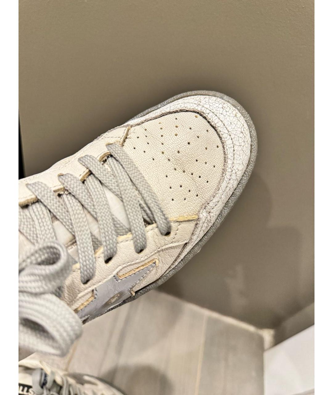 GOLDEN GOOSE DELUXE BRAND Белые кожаные кеды, фото 6