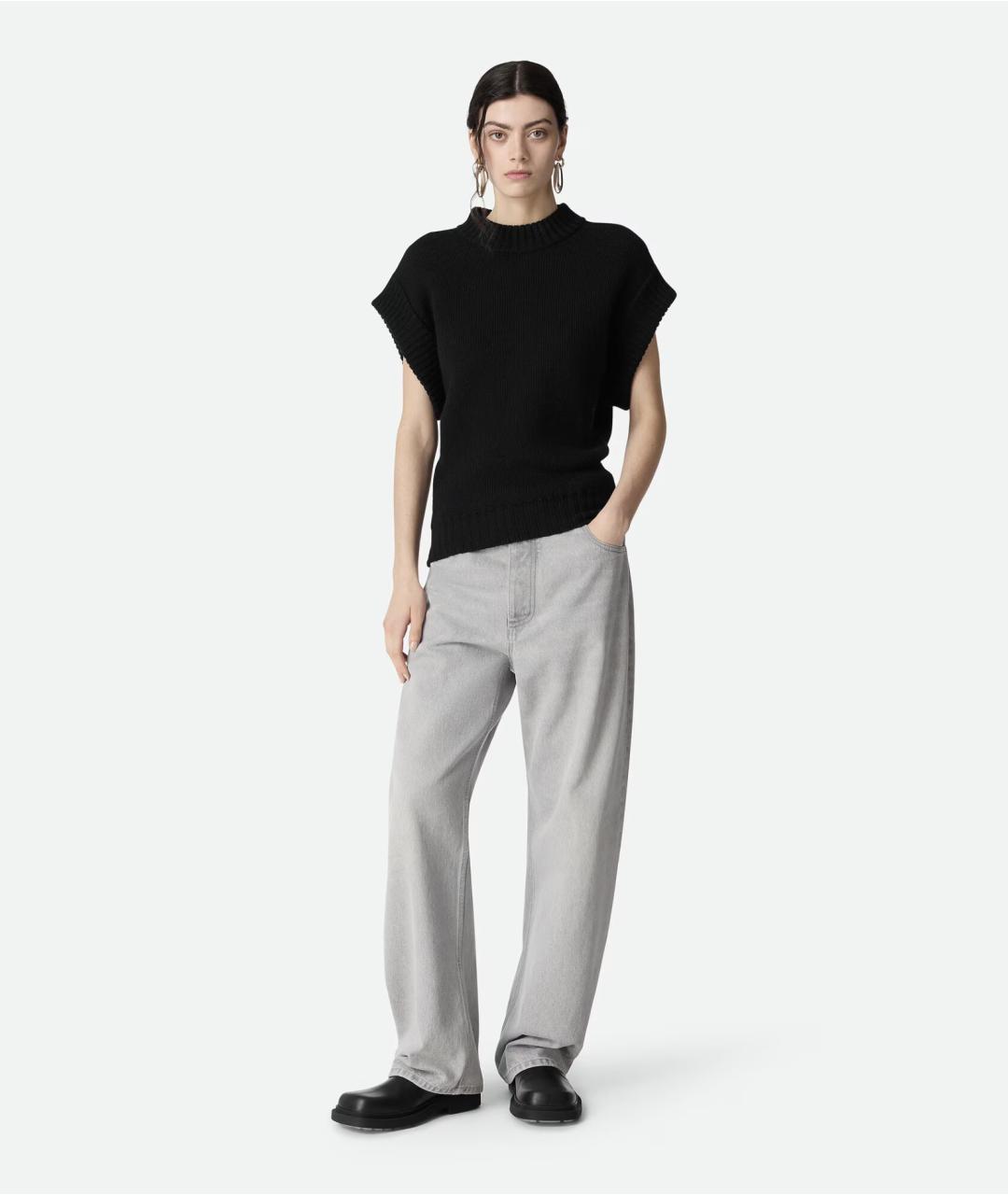 BOTTEGA VENETA Черные кожаные ботинки, фото 2