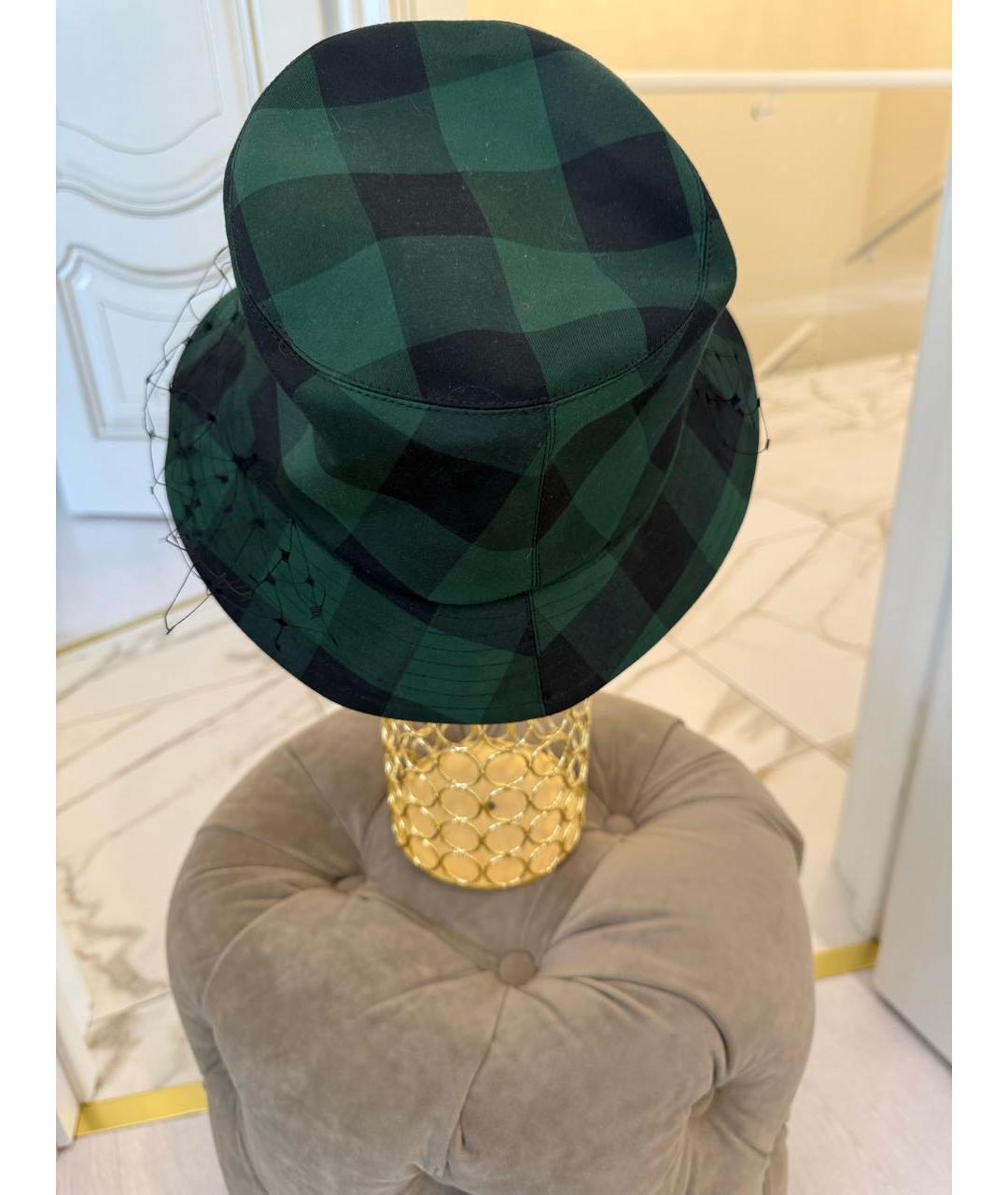 CHRISTIAN DIOR Зеленая шляпа, фото 3