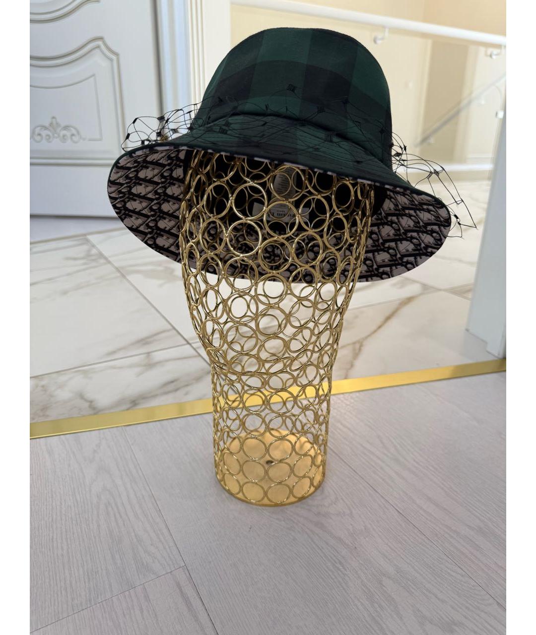 CHRISTIAN DIOR Зеленая шляпа, фото 7