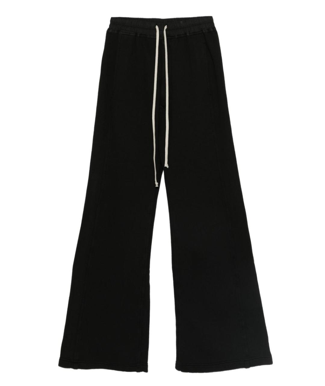 RICK OWENS DRKSHDW Черные прямые брюки, фото 1