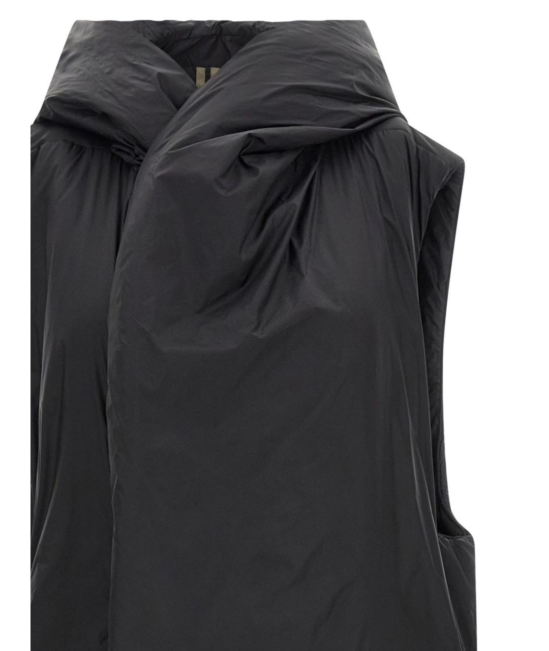 RICK OWENS DRKSHDW Черный полиамидовый жилет, фото 3