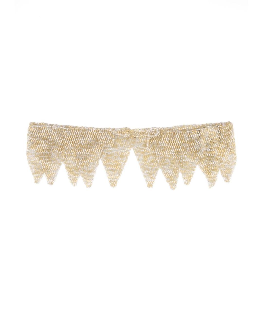 FORTE FORTE Бежевое колье из бисера, фото 3