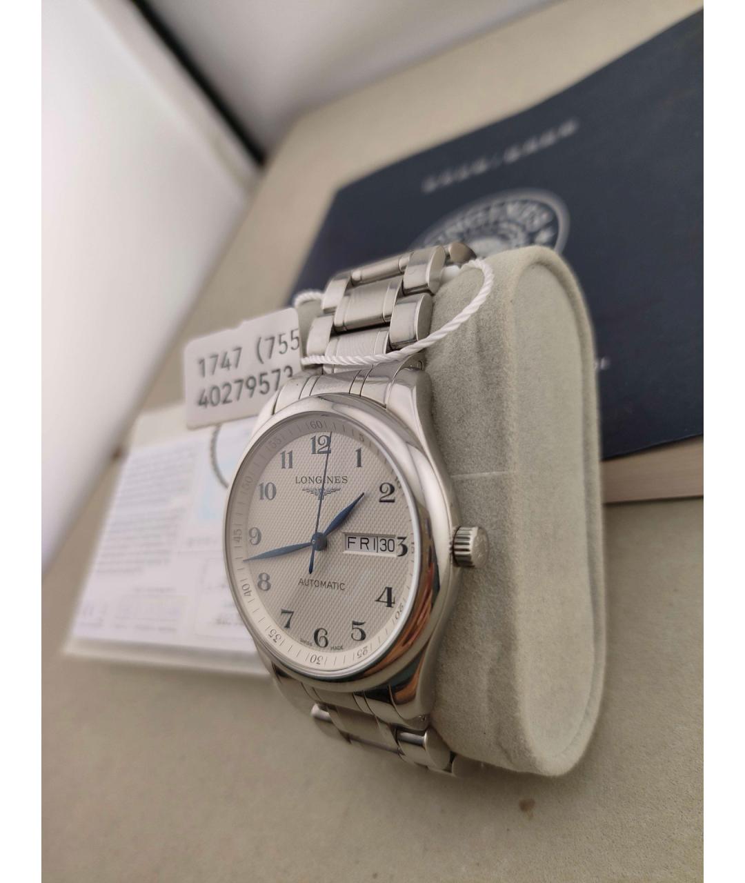 LONGINES Серебряные металлические часы, фото 2