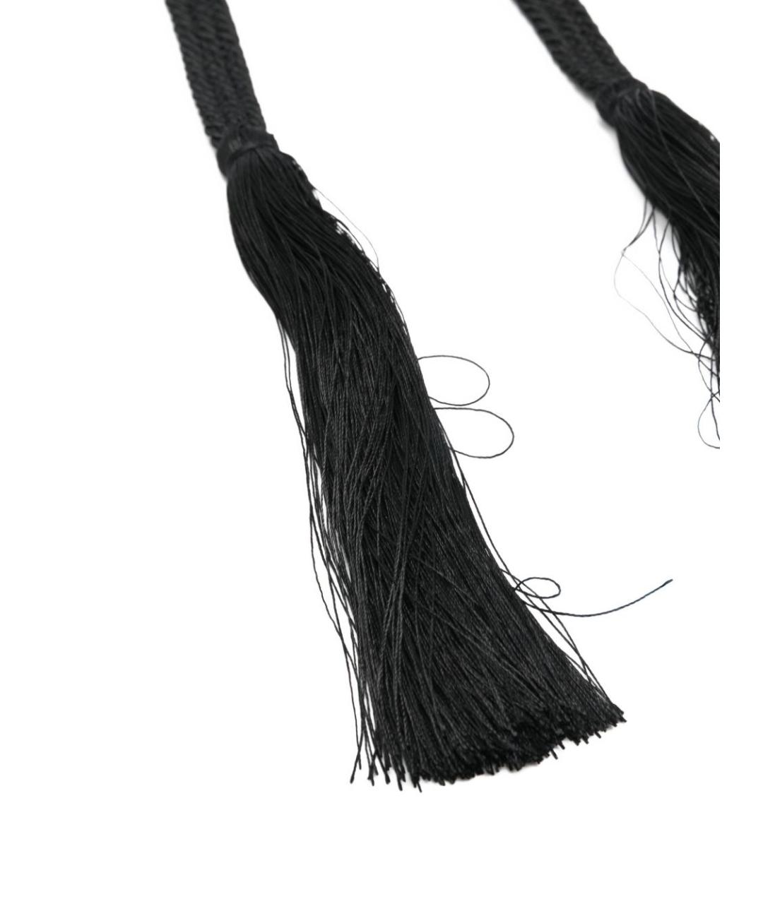 FORTE FORTE Черный пелетеный ремень, фото 2