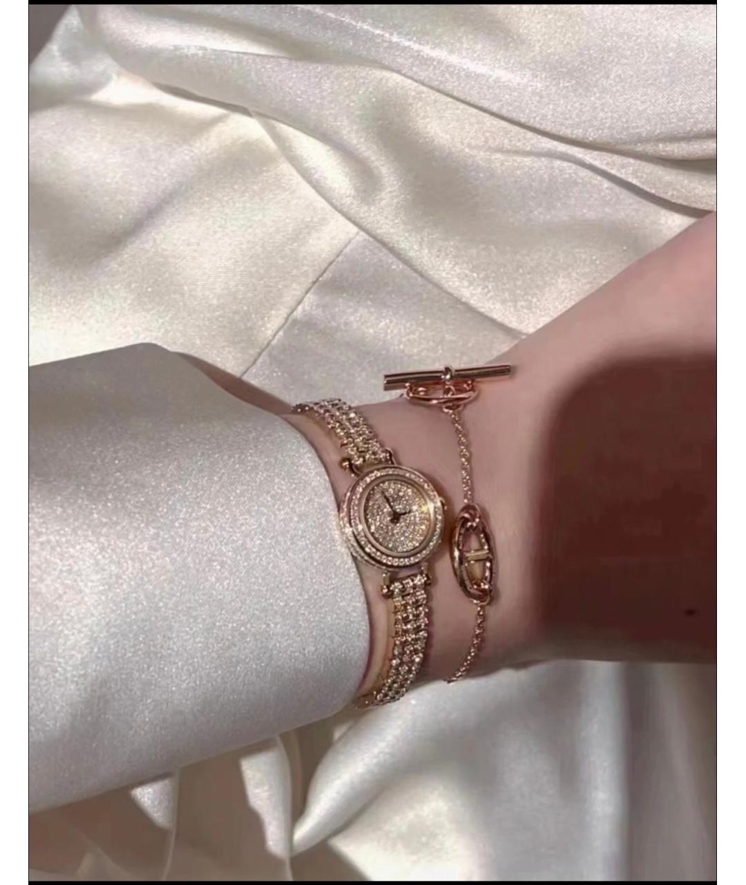 HERMES Золотые часы из розового золота, фото 4