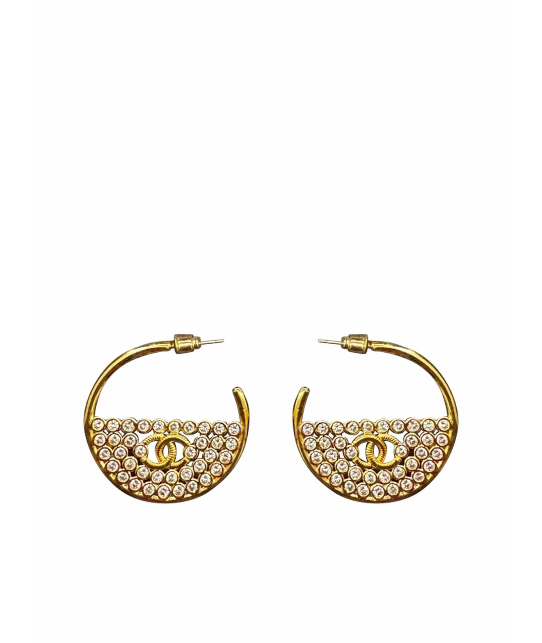 CHANEL Золотые серьги, фото 1