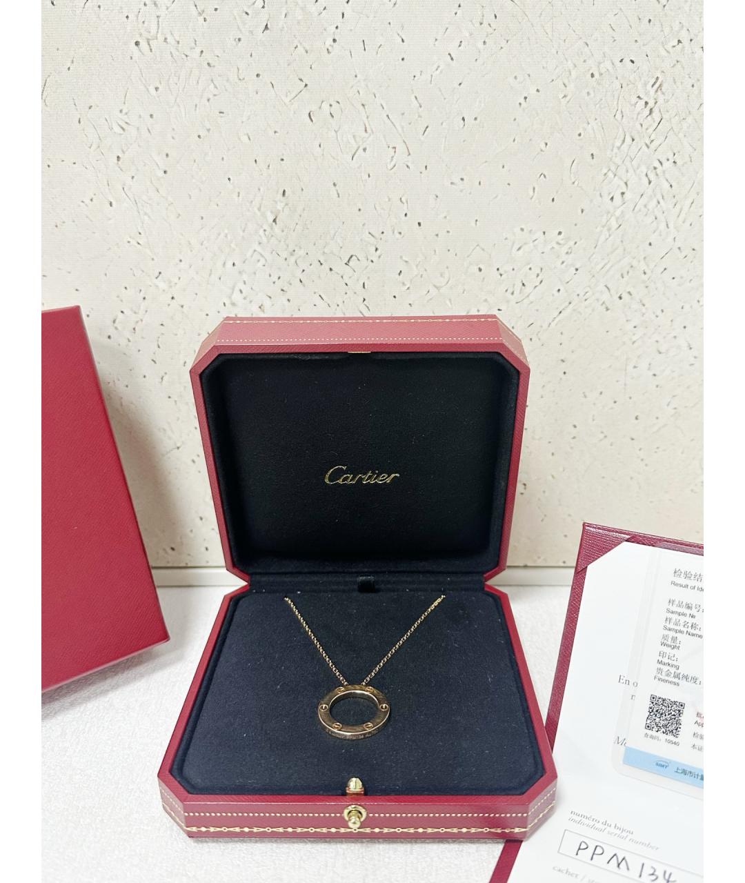 CARTIER Подвеска из розового золота, фото 5