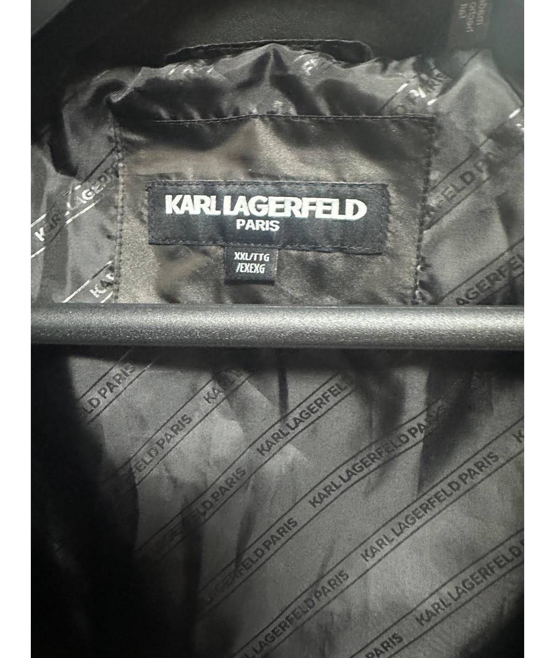 KARL LAGERFELD Черная куртка, фото 4