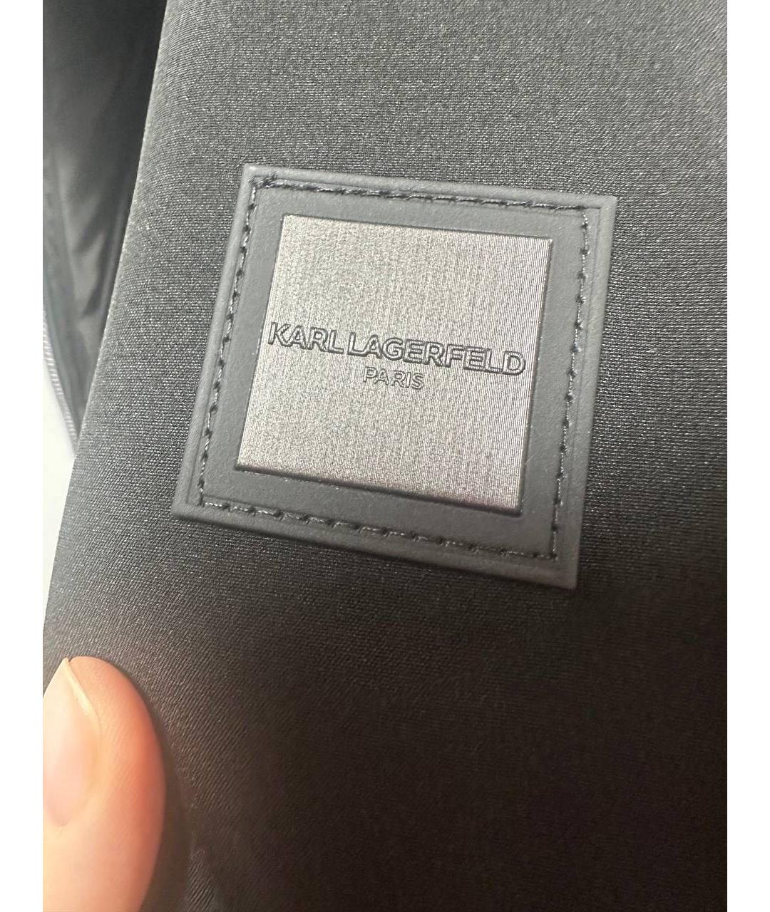 KARL LAGERFELD Черная куртка, фото 3