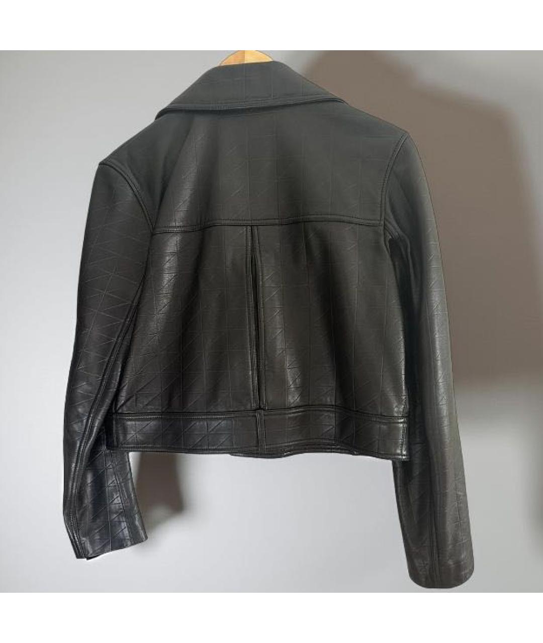 SAINT LAURENT Черная кожаная куртка, фото 2