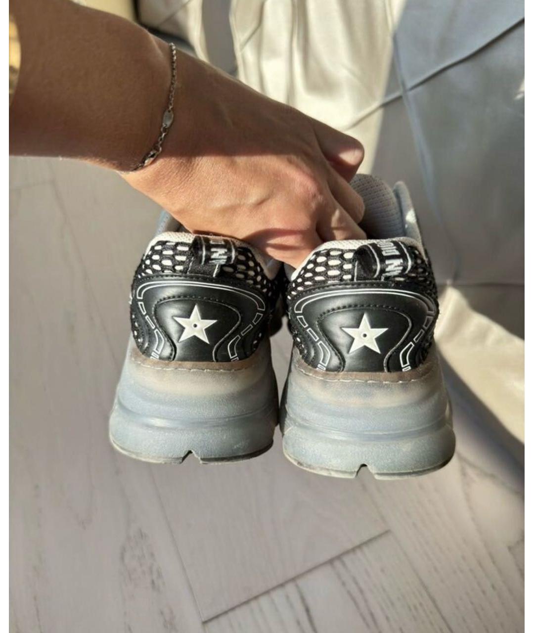 CHRISTIAN DIOR Черные кожаные кроссовки, фото 3